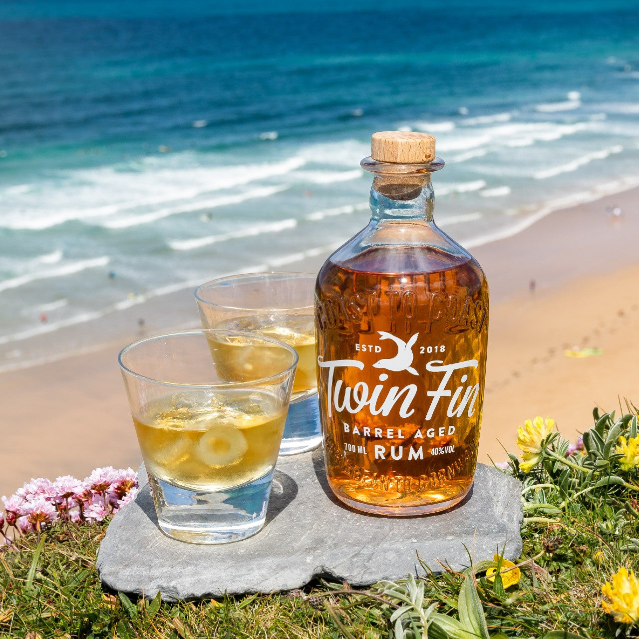 Barrel on the rocks