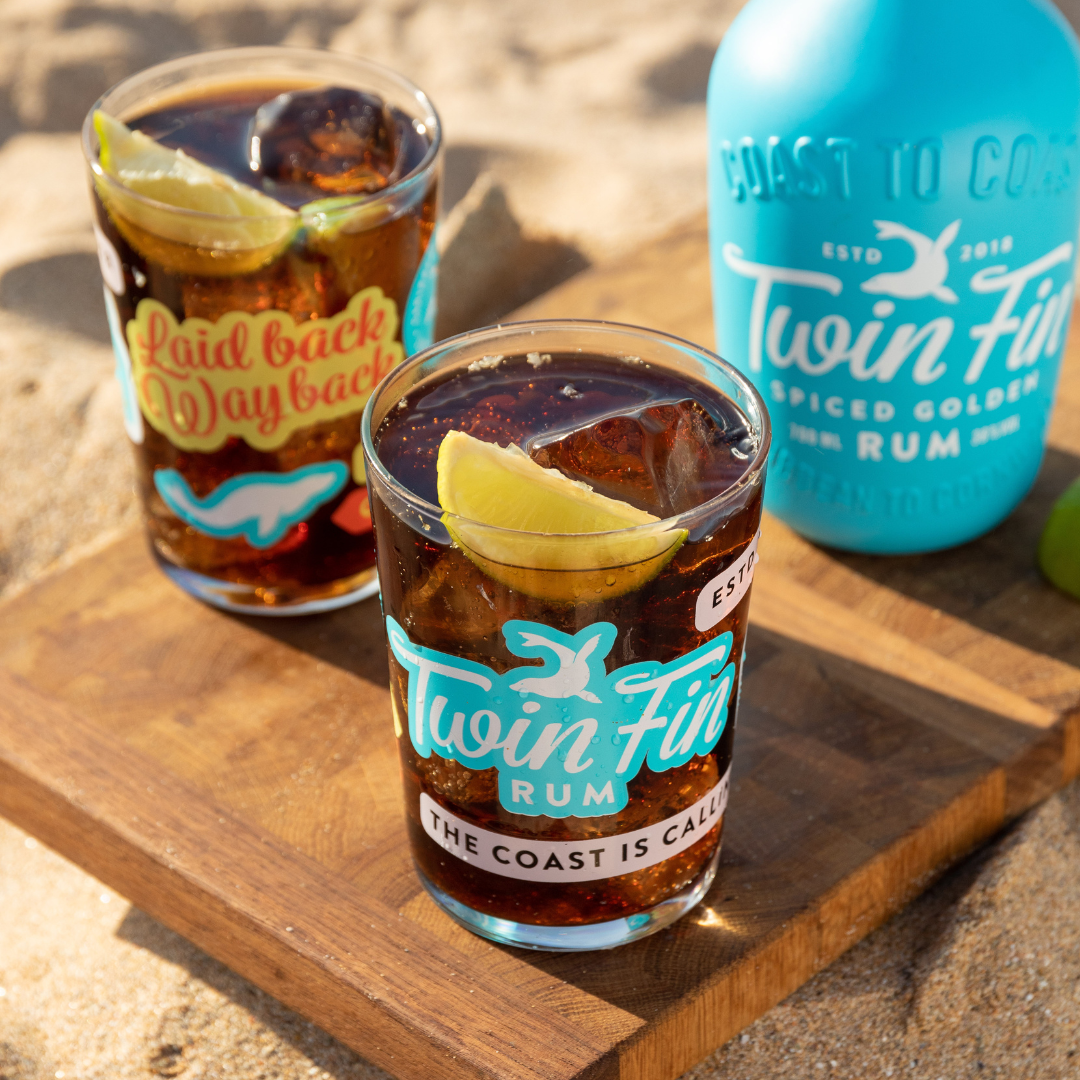 New Twin Fin Tumblers - set of 2