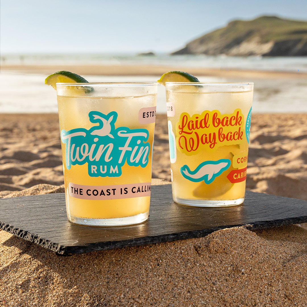 New Twin Fin Tumblers - set of 2