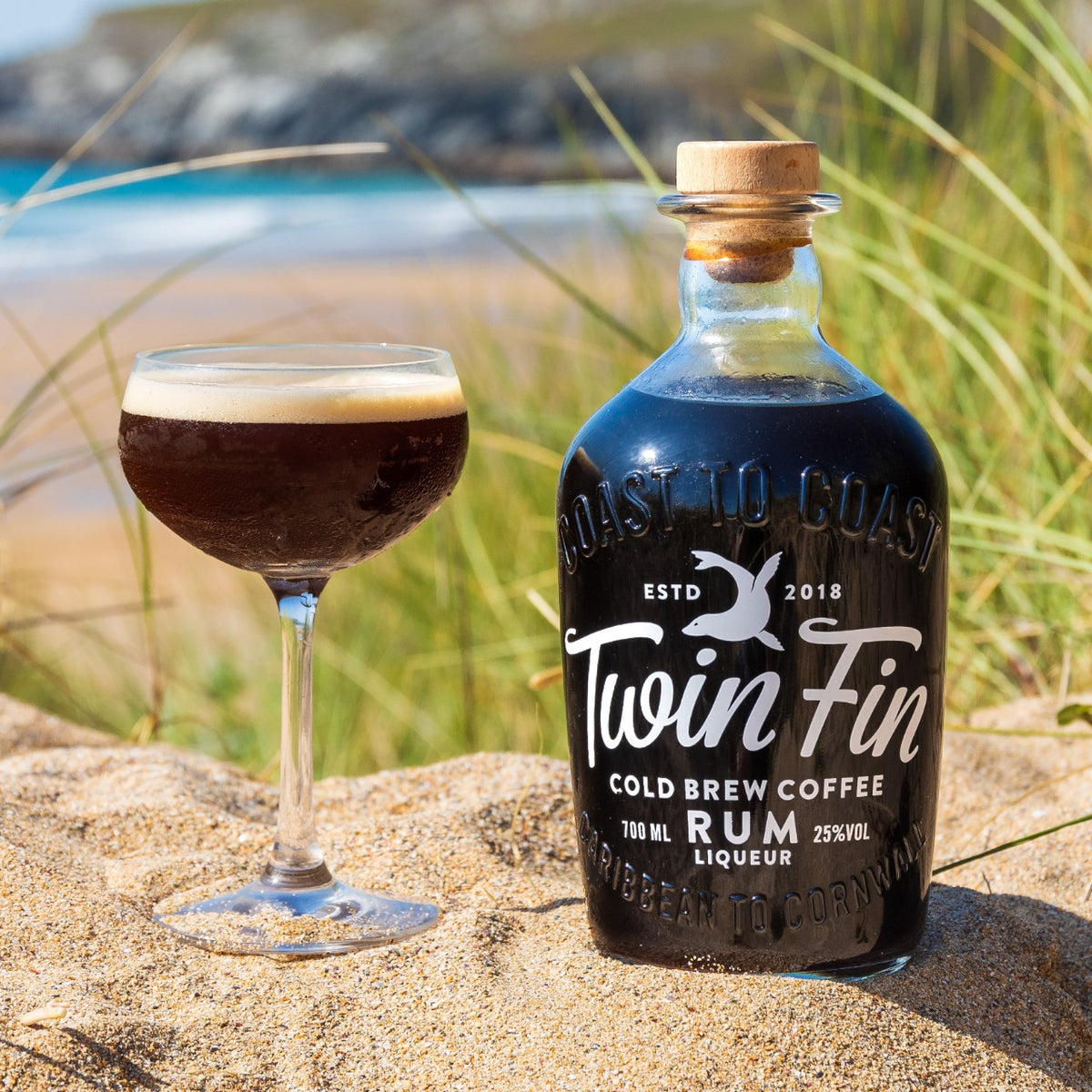 Twin Fin Cold Brew Coffee Rum Liqueur